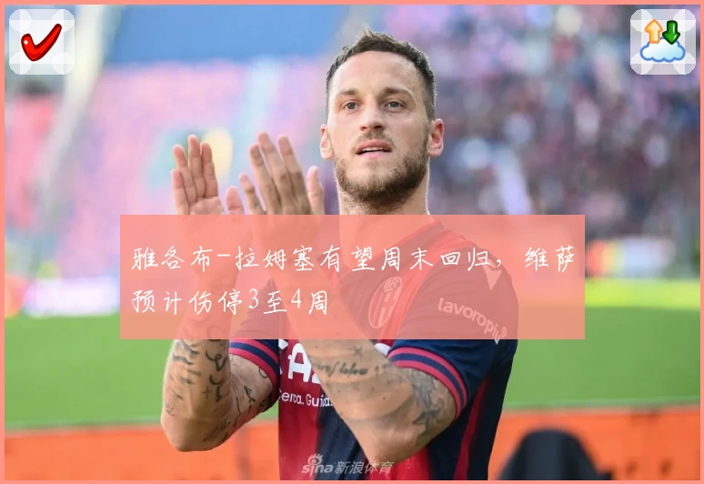 雅各布-拉姆塞有望周末回归,维萨预计伤停3至4周